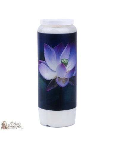 Decorative candles With french citation -  Lotus