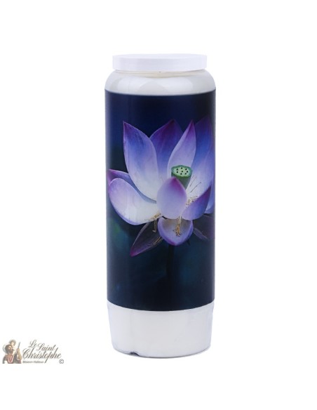 Decorative candles With french citation -  Lotus