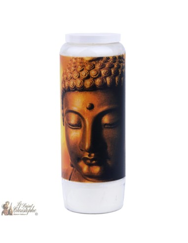 velas decorativas con la citación en francés - Buda