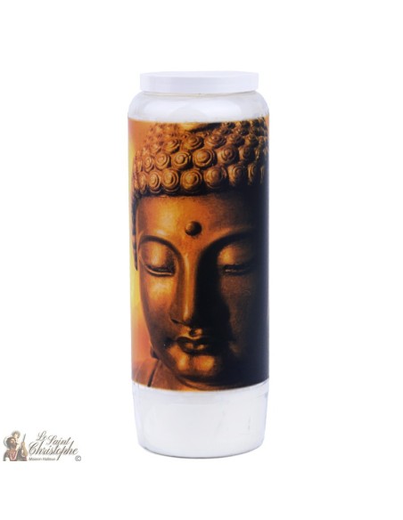 velas decorativas con la citación en francés - Buda