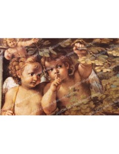 Pegatina decorativo - vela novena – ángeles modelo 1