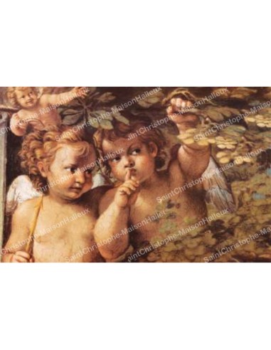 Adesivo decorativo - candela novena - Angeli modello 1