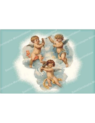 Adesivo decorativo - candela novena - Angeli modello 4