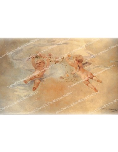 Adesivo decorativo - candela novena - Angeli modello 6