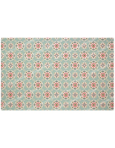 Pegatina decorativo - vela novena – flores modelo 3