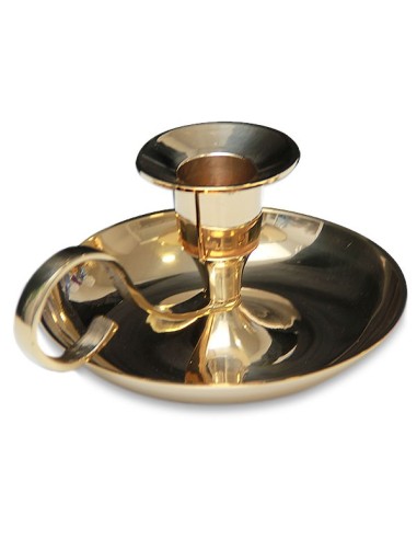 Candle holder copper handle
