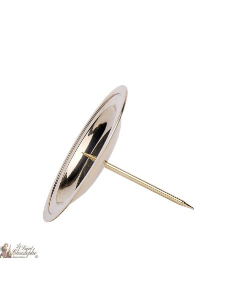 Candleholder for Christmas crown - copper