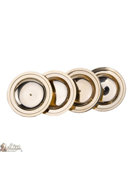 Candleholder for Christmas crown - copper