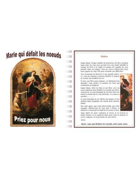 Adesivo tedesco con la preghiera francese -  Ave Maria 2b