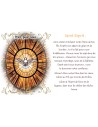 sticker with french  prayer - Saint Michael - 2b
