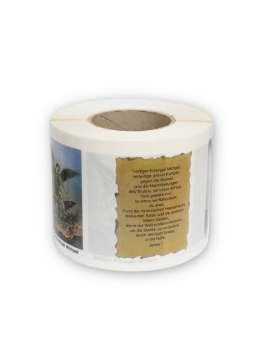 Roll Stickers met uw imago en gebed 500 stuks