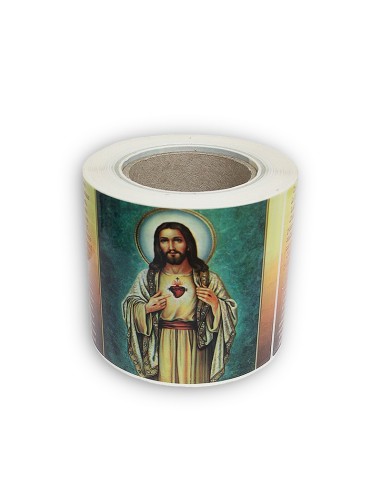 Roll Stickers met uw imago en gebed 500 stuks