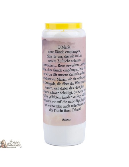 Velas Novena a la Medalla milagrosa - Oración alemán