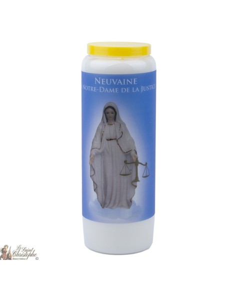 Bougies Neuvaines à Notre Dame de Justice - prière français