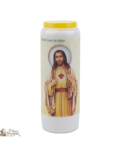 Candles Novenas to the Sacred heart of jesu -  french Prayer