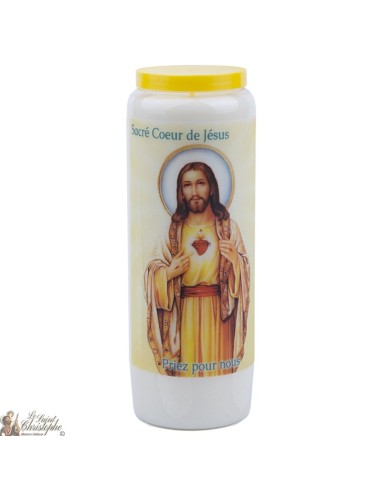 Bougies Neuvaines au Sacré Coeur de Jésus  - prière  Français