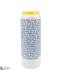 Bougies Neuvaines à Saint Gabriel - prière allemand 2