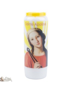 Candles Novenas to  Saint 	Apolline – french  Prayer  