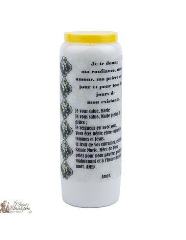 Candele Novene a la Vergine Maria - Preghiera francese  - 6