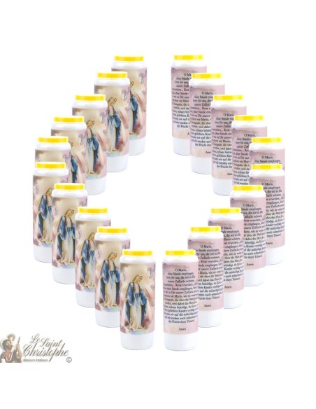 Velas Novena a la Medalla milagrosa - Oración alemán