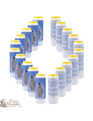Candles Novenas to  Our Lady of justice – french  Prayer