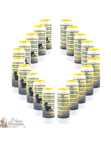 Candles Novenas " Take time " – french  Prayer - 2