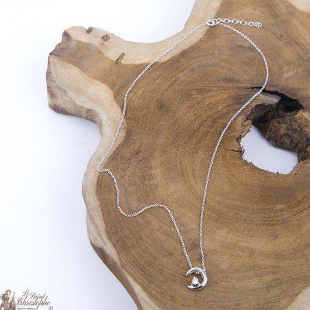 Ketting multicolor STRASS ZILVEREN KRUIS