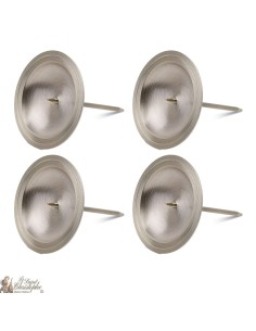 Pic kandelaar voor krans - goudenkleurig - 7 cm 2