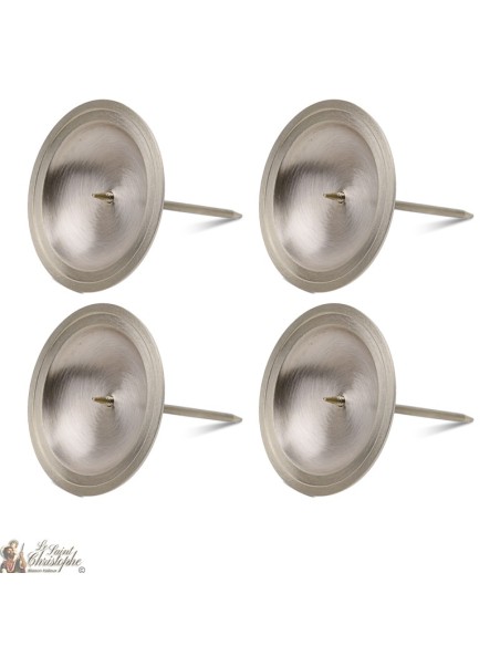 Pic candelabro de corona  - color dorado - 7 cm