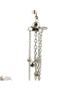 Incensiere intagliato con campane - 25 cm  2