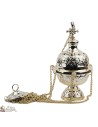Golden censer , carved with crosses - Height: 18 cm