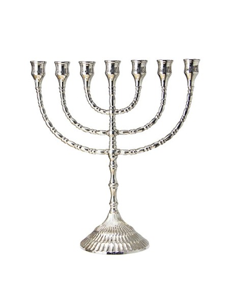 Candeliere di rame Menorah - 30 cm