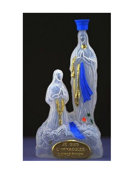 Holy water bottle statue Appearance of Lourdes - 20 cm