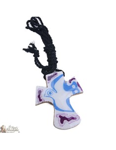 Ketting koord met hanger hout tiental