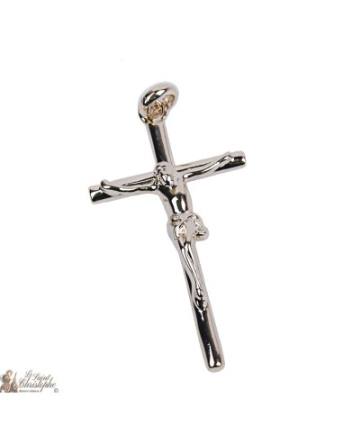 CROIX CORPS DU CHRIST PLAQUE OR  - 2 X 3.5CM