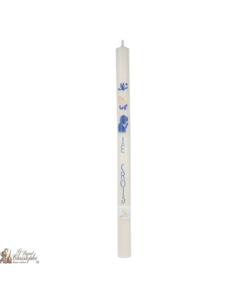 Bougie de communion Beige 40 cm