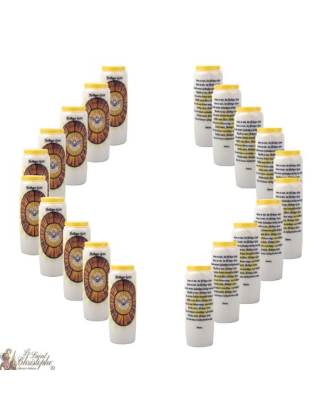 Candles Novenas to  Holy Spirit – german  Prayer
