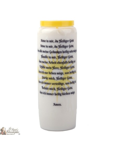 Velas Novena a espíritu Santo - Oración alemán