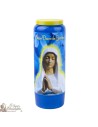 blue Candles Novenas to Our Lady of Banneux model 2 – french Prayer