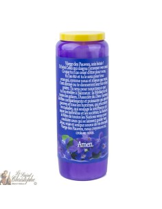 Purple Candles Novenas to Our Lady of Banneux model 3 – french Prayer 2