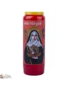 Bougies Neuvaines rouges à Sainte Hildegarde - prière français