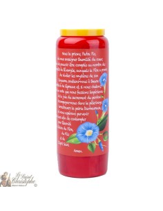 Red Candles Novenas to Padre Pio - French Prayer 2