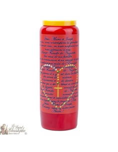 Red Candles Novenas to Holy Family - French Prayer 2