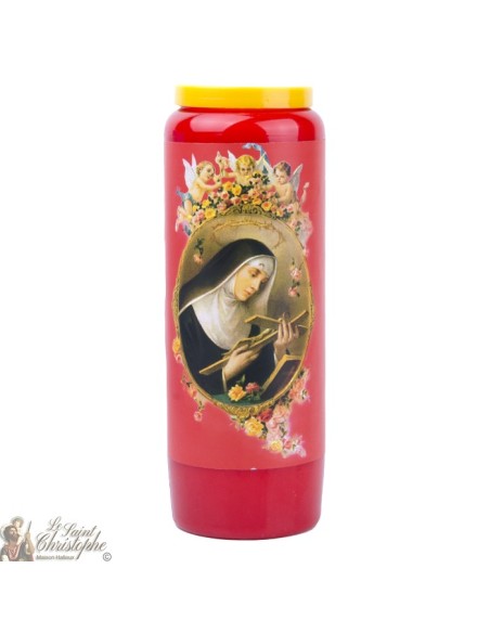 Novenas velas rojas a Santa Rita - Oración francés