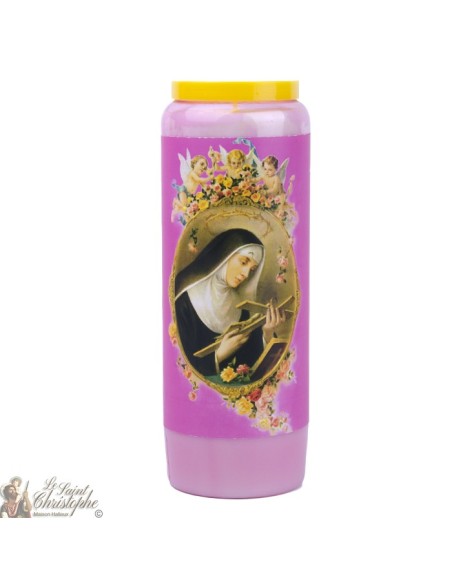  Novenas velas rosas a Santa Rita - Oración francés