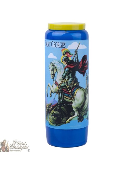 blauwe Kaarsen Novenas naar heilige Joris  - Gebed frans 