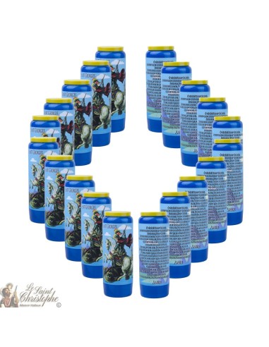blu Candele Novene a San Giorgio - Preghiera francese
