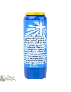 Velas Novena azul a San Miguel - Oración francés 2