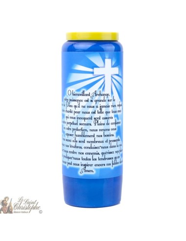 Velas Novena azul a San Miguel - Oración francés