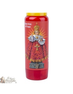 Red Candles Novenas to Infant Jesus of Prague - French Prayer